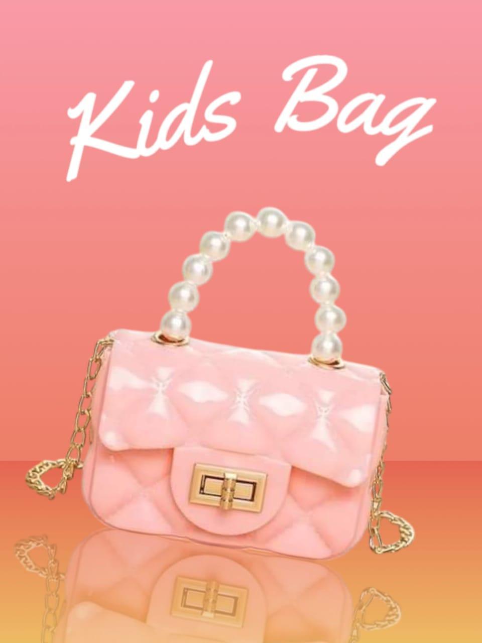 Girl's Plastic Quilted Hand Bag