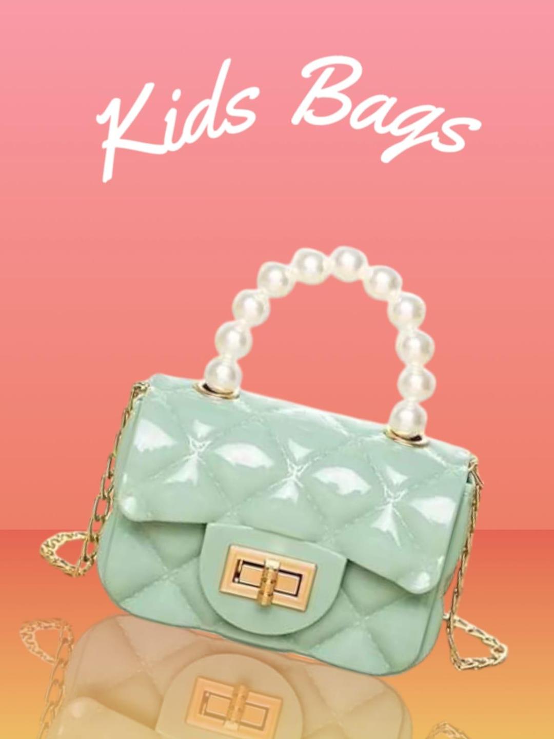 Girl's Plastic Quilted Hand Bag