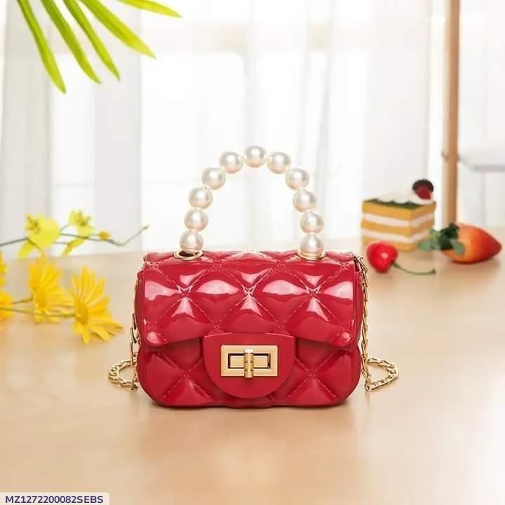 Girl's Plastic Quilted Hand Bag